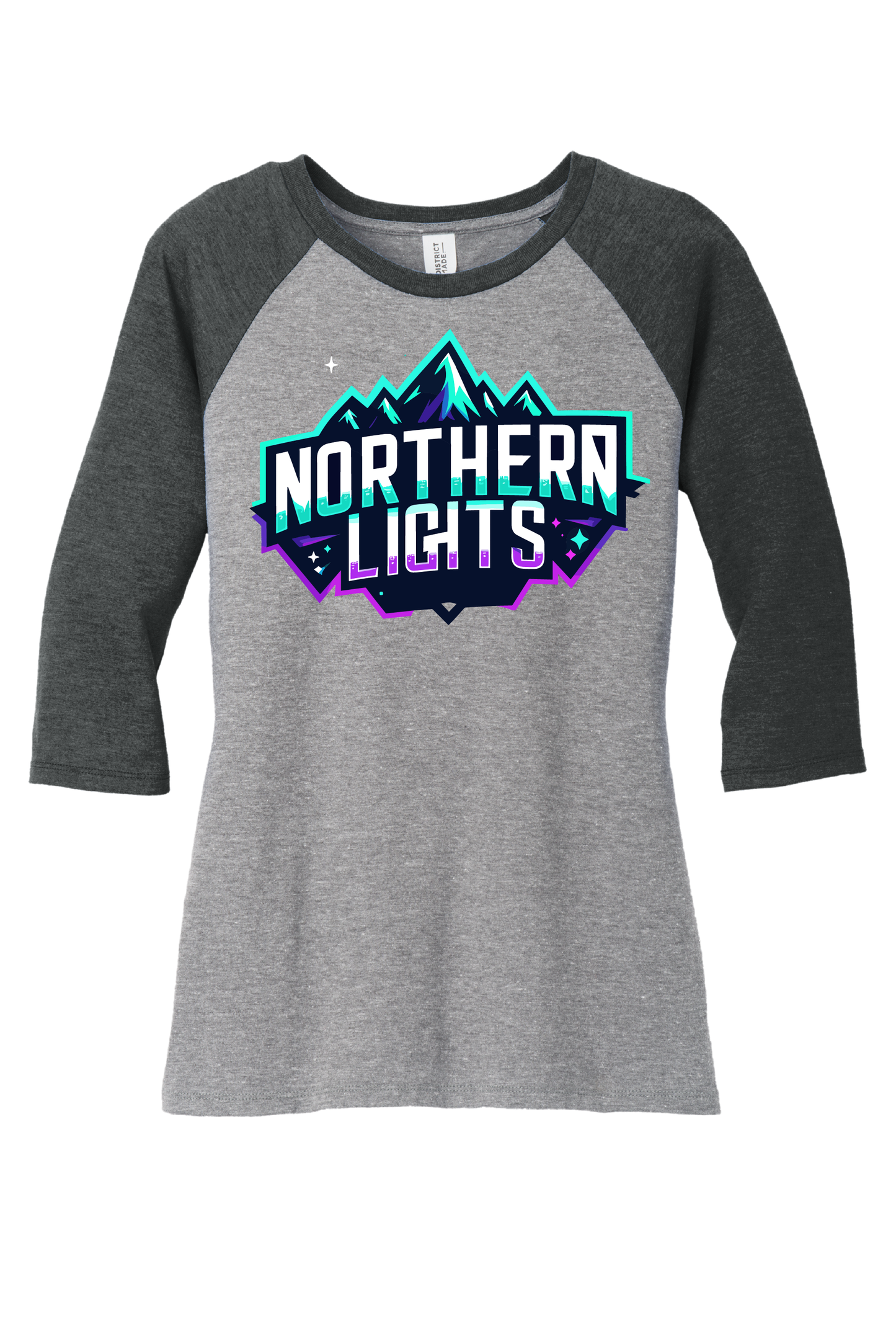 Northern Lights Women's 3/4 Sleeve Raglan