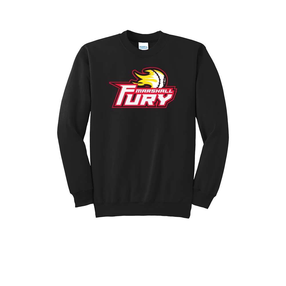 Marshall Fury Crewneck Text Logo Sweater