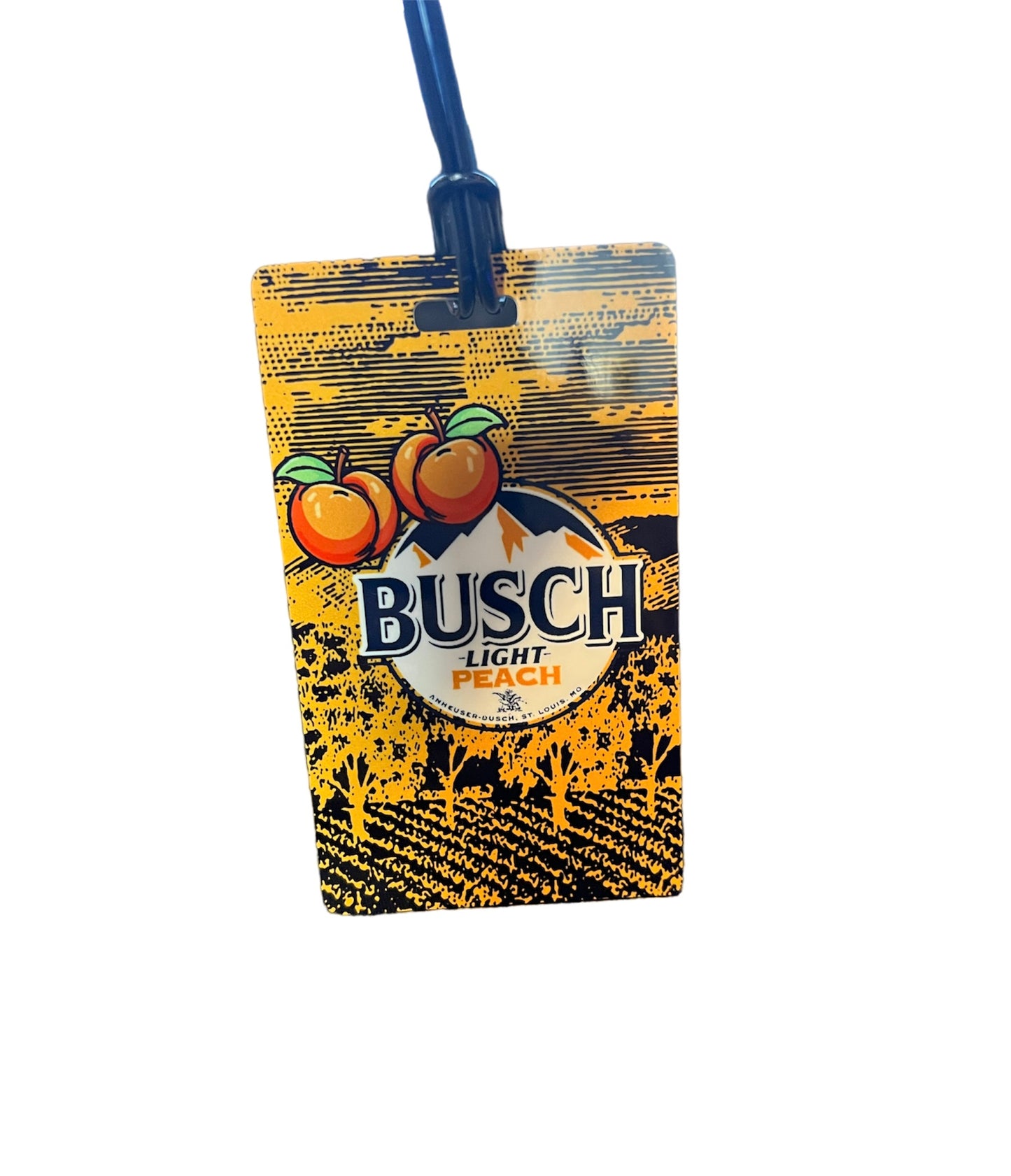 TC3 Peach Bag Tag