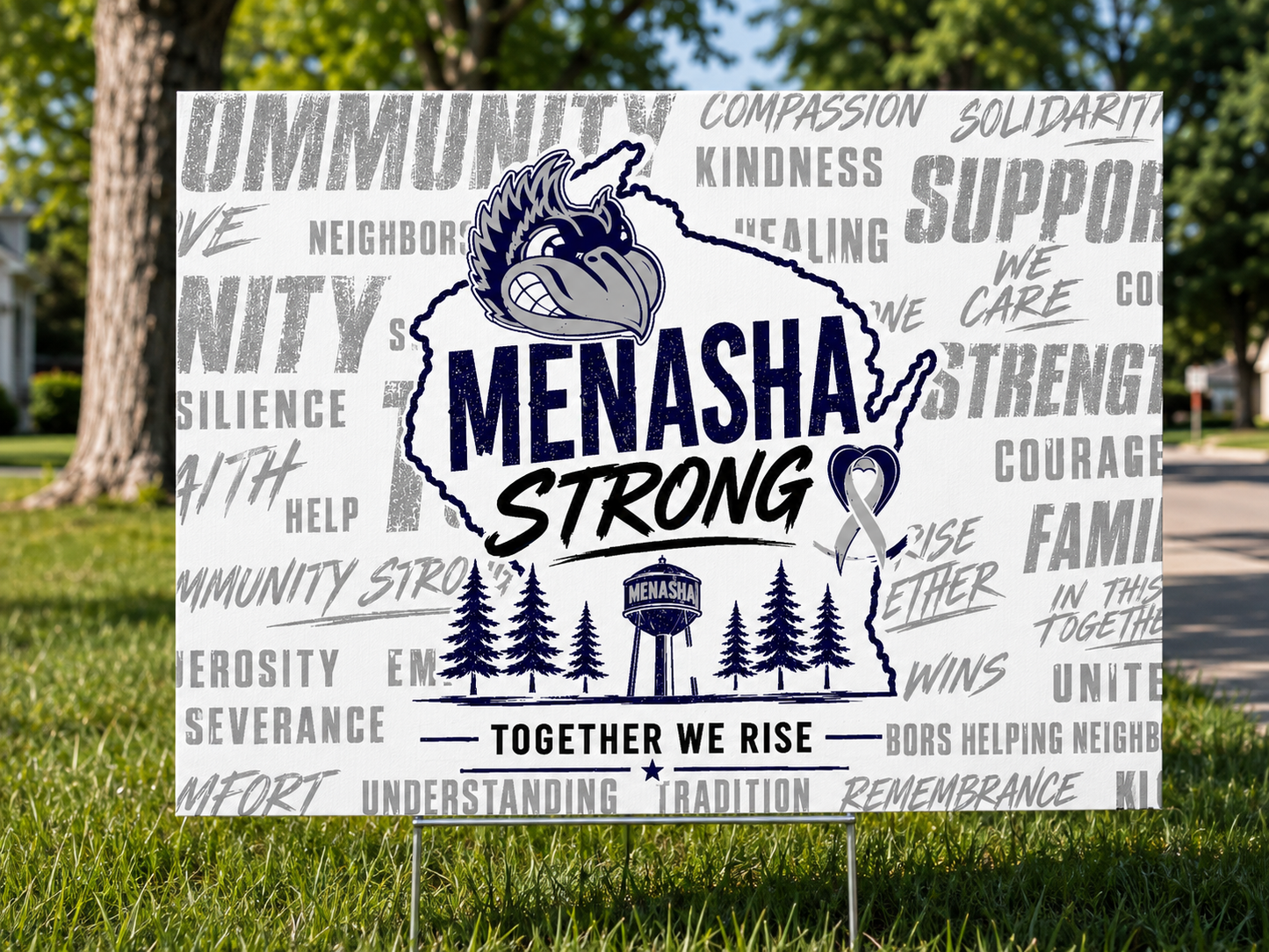 Menasha Strong/Fox Valley Yard Sign